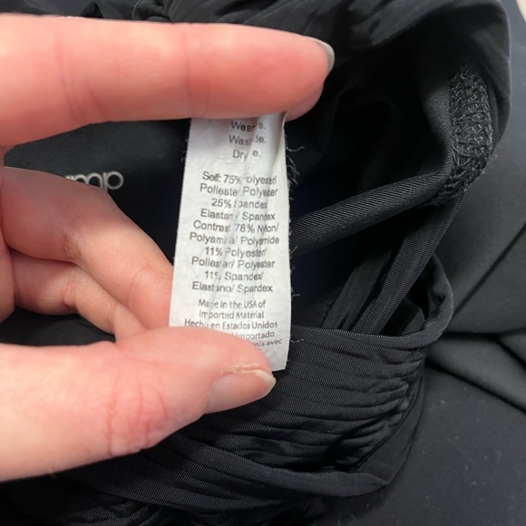 BEYOND THE BUMP x BEYOND YOGA Maternity Black Lace Leggings - Picture 11 of 12